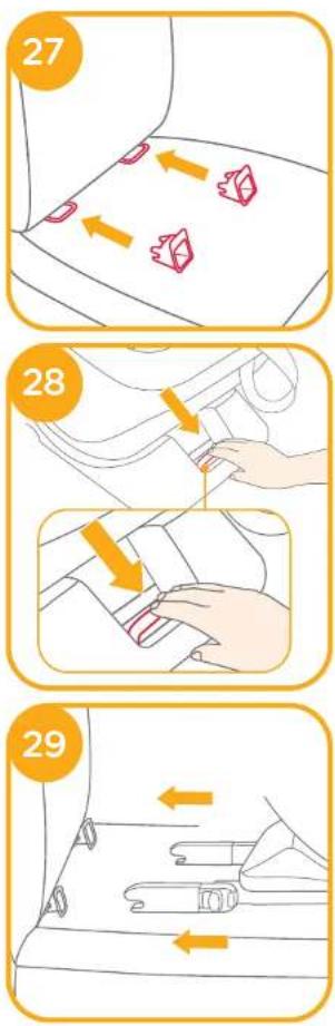 Joie Stages Fx - b. Para la instalación con ISOFIX (sujeciones ISOFIX y correa superior) - 1