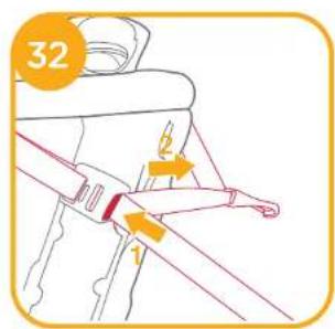 Joie Stages Fx - b. For installation with ISOFIX (ISOFIX attachments and top tether) - 6