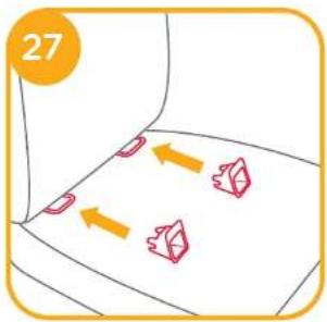 Joie Stages Fx - b. Pour une installation avec un système ISOFIX (fixations ISOFIX et sangle supérieure) - 1