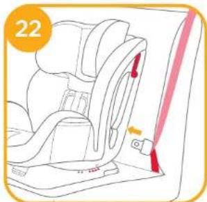 Joie Stages Fx - a. Para instalação com cinto de 3 pontos - 1