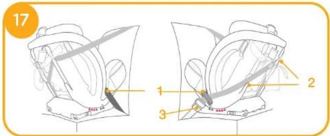 Joie Stages Fx - i. Installation for Rearward Facing Mode - 9