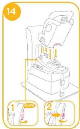 Joie Stages Isofix - Baby Mode (Rearward Facing Mode) - 1