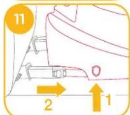 Joie Stages Isofix - De voet verwijderen - 2