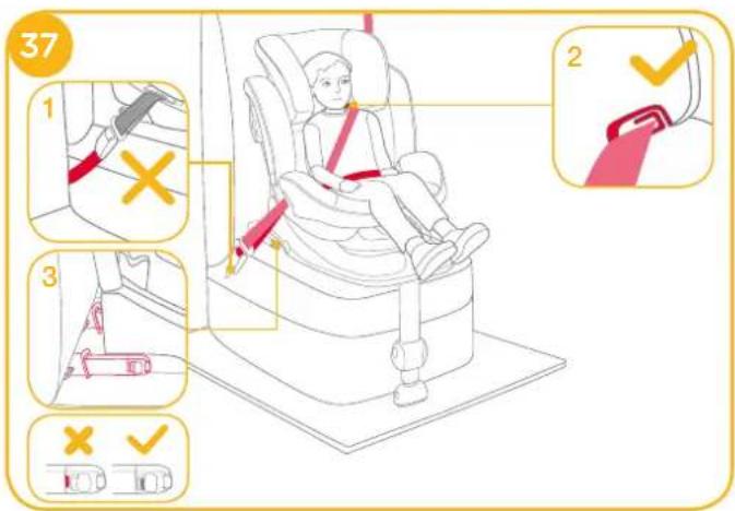 Joie Stages Isofix - Attacher votre enfant dans stages™ isofix face à la route - 1