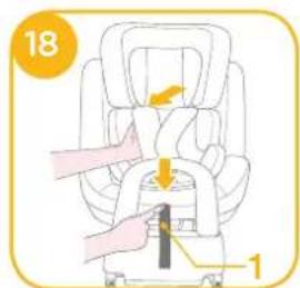 Joie Stages Isofix - Securing your Child in the stages™ isofix Rearward Facing - 1