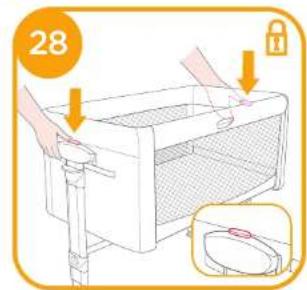 Joie Roomie Glide - Bedside Sleeper Assembly - 24