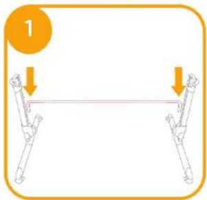 Joie Roomie Glide - Bedside Sleeper Assembly - 1