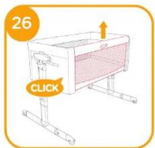 Joie Roomie Glide - Bedside Sleeper Assembly - 22