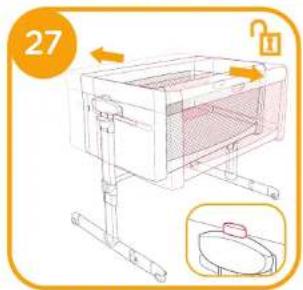 Joie Roomie Glide - Bedside Sleeper Assembly - 23