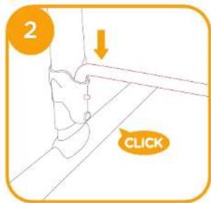Joie Roomie Glide - Bedside Sleeper Assembly - 2