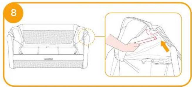Joie Roomie Glide - Bedside Sleeper Assembly - 8