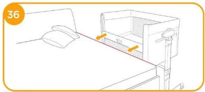 Joie Roomie Glide - Bedside Sleeper Assembly - 36