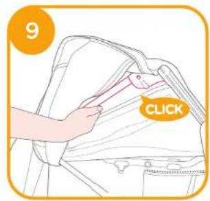 Joie Roomie Glide - Bedside Sleeper Assembly - 9