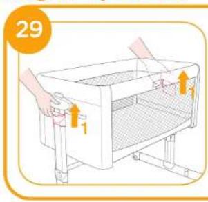 Joie Roomie Glide - Bedside Sleeper Assembly - 25