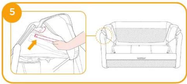 Joie Roomie Glide - Bedside Sleeper Assembly - 5