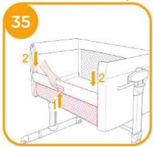 Joie Roomie Glide - Bedside Sleeper Assembly - 32