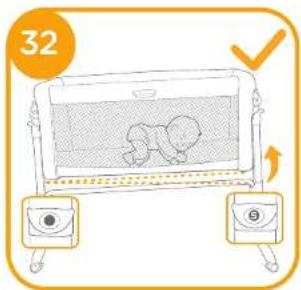 Joie Roomie Glide - Bedside Sleeper Assembly - 29