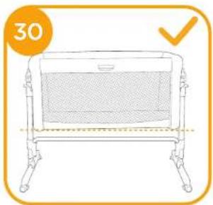 Joie Roomie Glide - Bedside Sleeper Assembly - 27