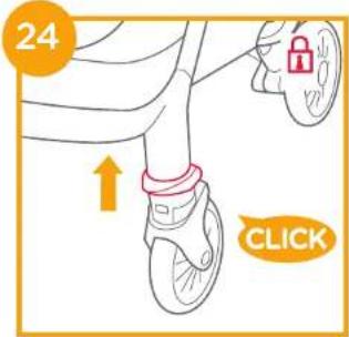 Joie Tourist - Stroller Assembly - 24