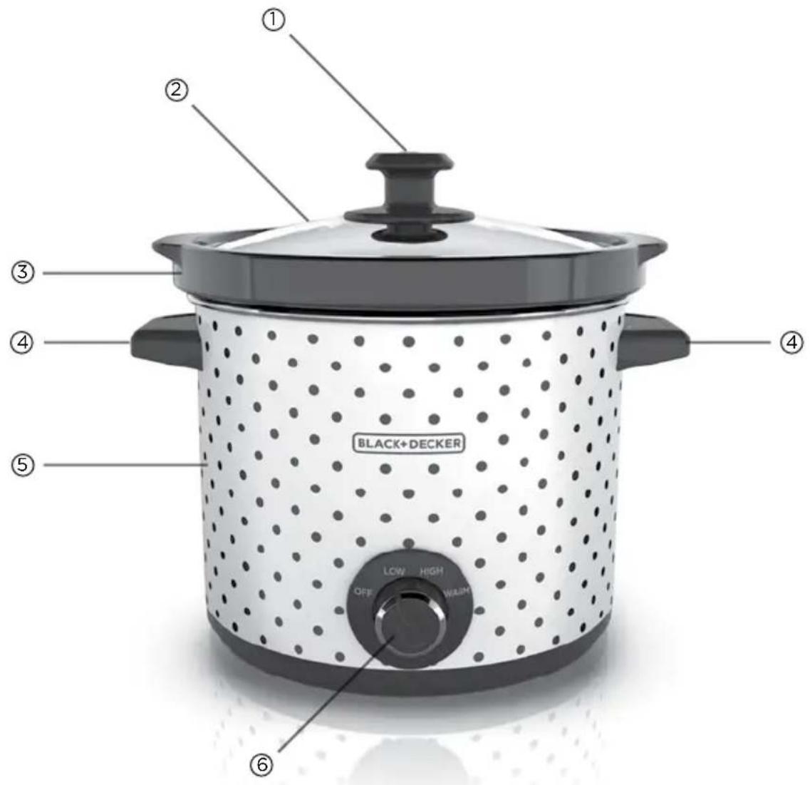 BLACK & DECKER SC2004D - CONOZCA SU OLLA DE COCCION LENTA - 1