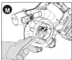BLACK & DECKER LSWV36 - WHAT TO DO IF THE UNIT JAMS: (FIGURE M) - 1