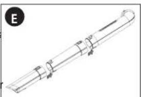 BLACK & DECKER LSWV36 - ENSEMBLE DE TUBES D'ASPIRATION (FIGURES E, F, G) - 1