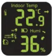 ALECTO WS3850 - Temperatuur binnen en buiten: - 1