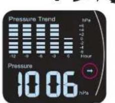ALECTO WS3850 - Trendanzeige - 1