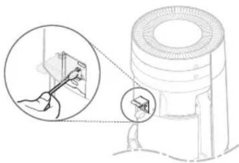 LG PuriCare - การทำความสะอาดเซ็นเซอร์ตรวจจับ ฝ่,น - 2