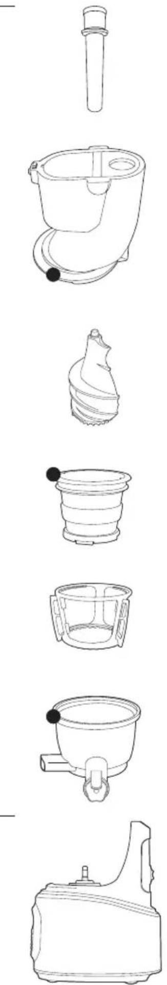 SAGE The Big Squeeze SJS700 - ENSAMBLAJE DEL CONJUNTO SUPERIOR Y EL CUERPO - 1