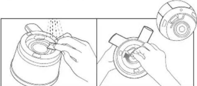 SAGE The Big Squeeze SJS700 - LIMPAR AS PEÇAS DE SILICONE - 1