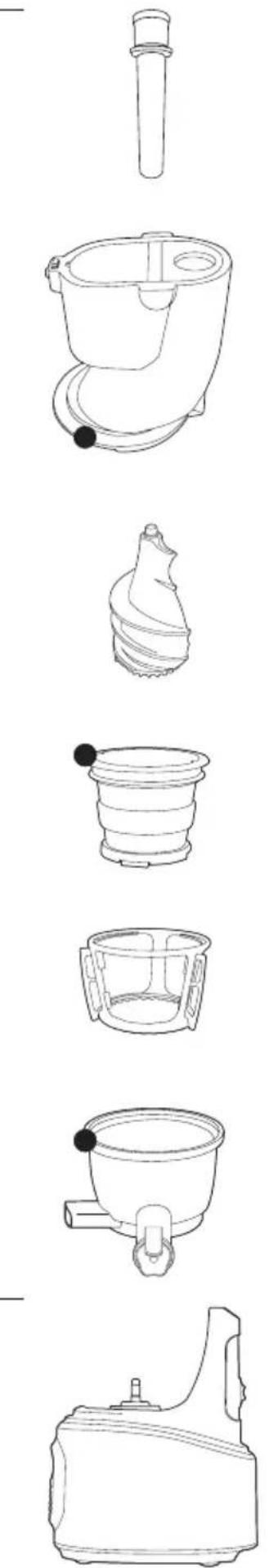 SAGE The Big Squeeze SJS700 - TOP-SET AND BODY ASSEMBLY - 1