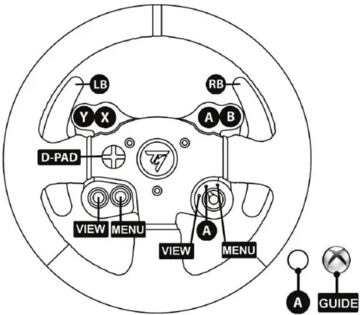 THRUSTMASTER TM Leather 28 GT Wheel AddOn - MAPPING PC - 3