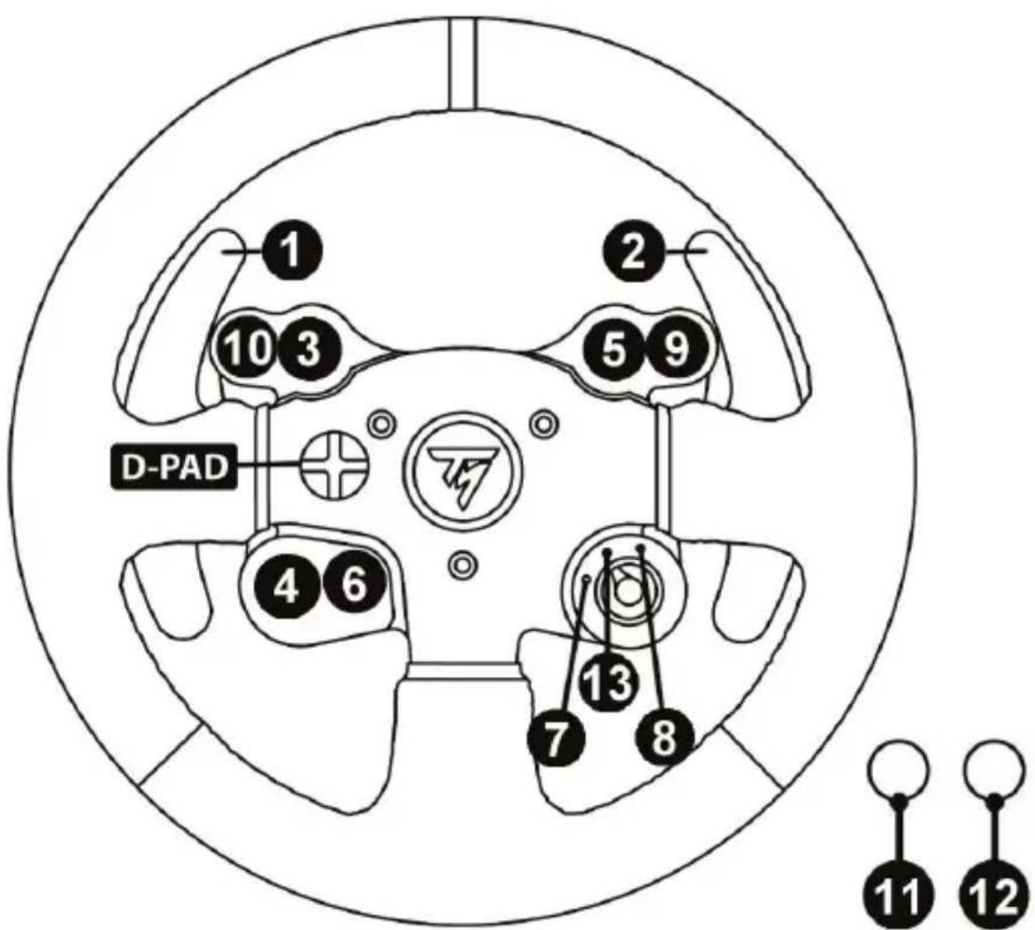 THRUSTMASTER TM Leather 28 GT Wheel AddOn - PC ESLESTIRMESI - 1