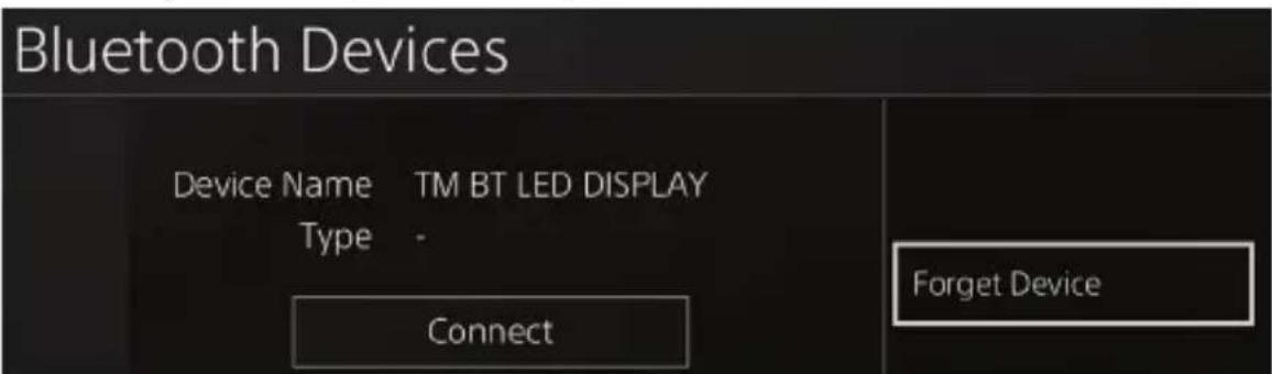 THRUSTMASTER BT LED Display - Unregister the BT LED DISPLAY from the PS4™ system - 2