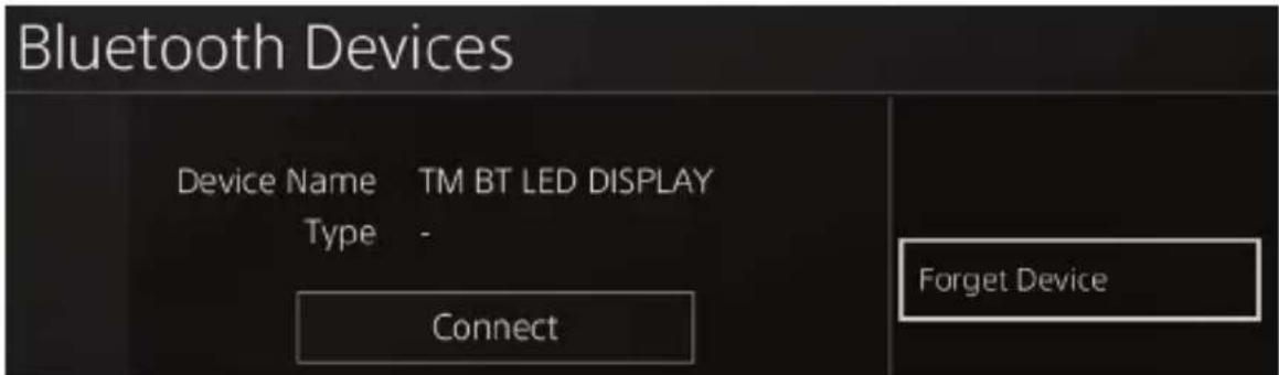 THRUSTMASTER BT LED Display - BT LED DISPLAY'in PS4™ sisteminden kaydinin silinmesi - 2