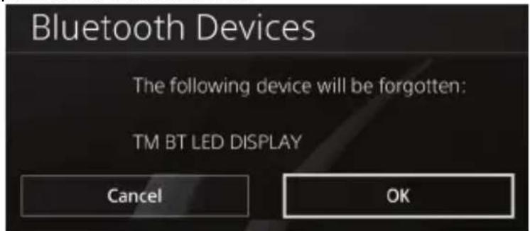THRUSTMASTER BT LED Display - Unregister the BT LED DISPLAY from the PS4™ system - 3