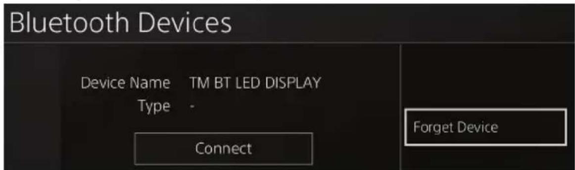THRUSTMASTER BT LED Display - Unregister the BT LED DISPLAY from the PS4™ system - 2
