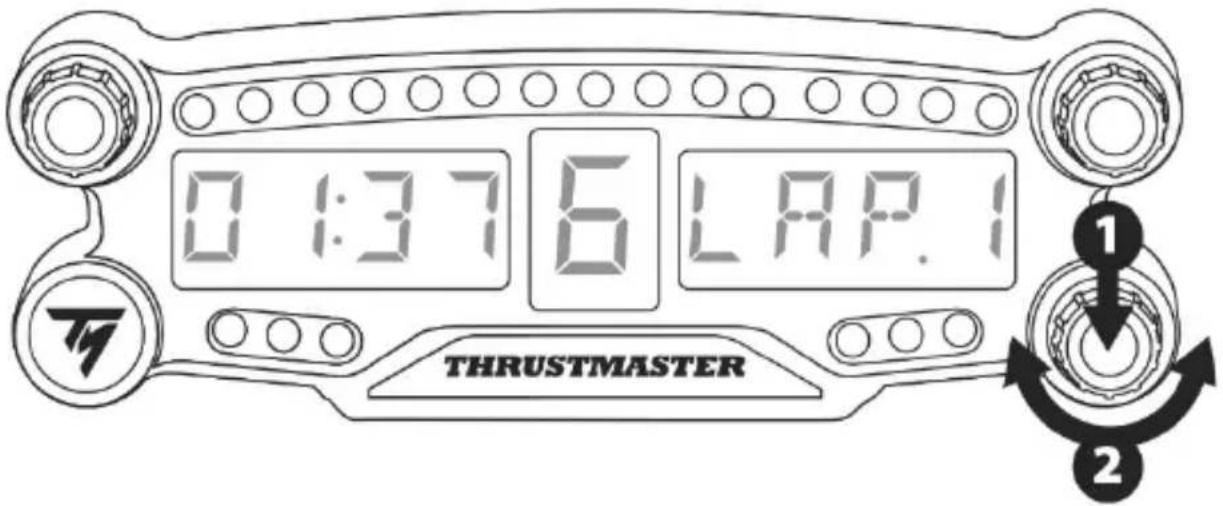 THRUSTMASTER BT LED Display - BT LED DISPLAYの輝度を調整する - 1