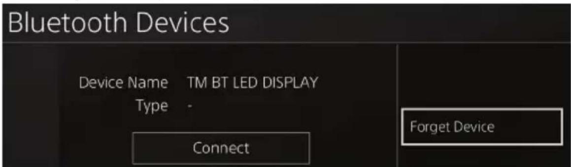 THRUSTMASTER BT LED Display - Unregister the BT LED DISPLAY from the PS4™ system - 2