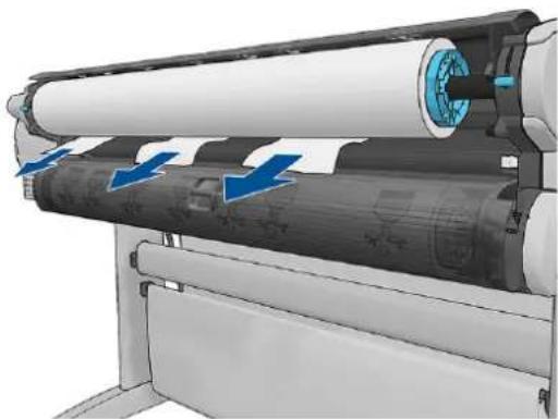 HP DesignJet Z2600 PostScript - Το χαρτί έχει μπλοκαριστεί - 7