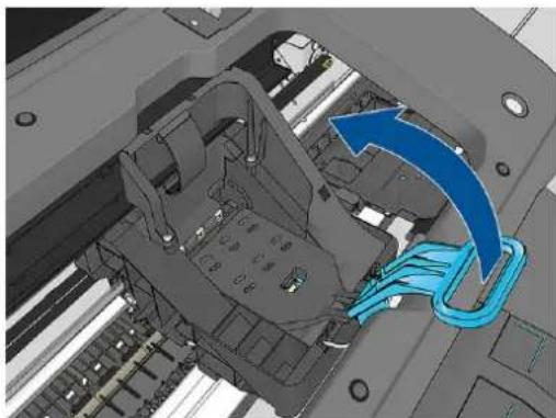 HP DesignJet Z2600 PostScript - Αφαίρεση κεφαλής εκτύπωσης - 4