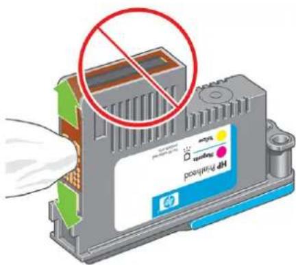 HP DesignJet Z2600 PostScript - Στην οθόνη του μπροστινού πίνακα εμφανίζεται ένα μήνυμα για επανατοποθέτηση ή αντικατάσταση μιας κεφαλής εκτύπωσης - 1