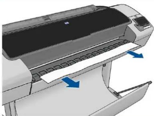 HP DesignJet Z2600 PostScript - Τροφοδοσία και κοπή χαρτιού - 1