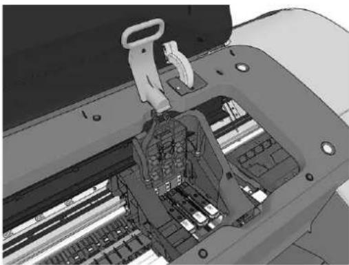 HP DesignJet Z2600 PostScript - Αφαίρεση κεφαλής εκτύπωσης - 5