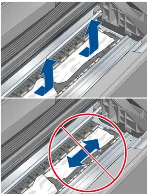 HP DesignJet Z2600 PostScript - Το χαρτί έχει μπλοκαριστεί - 5