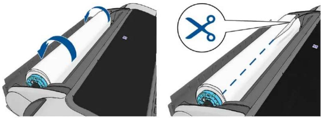 HP DesignJet Z2600 PostScript - Το χαρτί έχει μπλοκαριστεί - 6