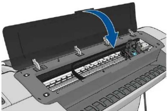 HP DesignJet Z2600 PostScript - Εισαγωγή κεφαλής εκτύπωσης - 9