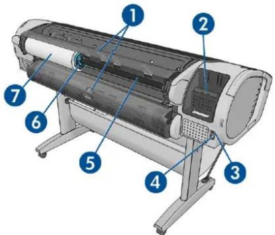 HP DesignJet Z2600 PostScript - Μπροστινή όψη - 3