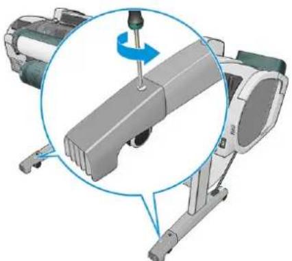 HP DesignJet Z2600 PostScript - Μετακίνηση ή αποθήκευση του εκτυπωτή - 1